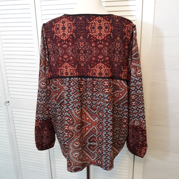 Sanctuary tribal boho tunic top sz medium - Picture 3 of 6